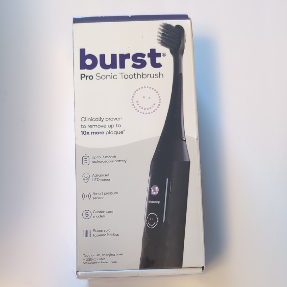 Black Pro Sonic Toothbrush